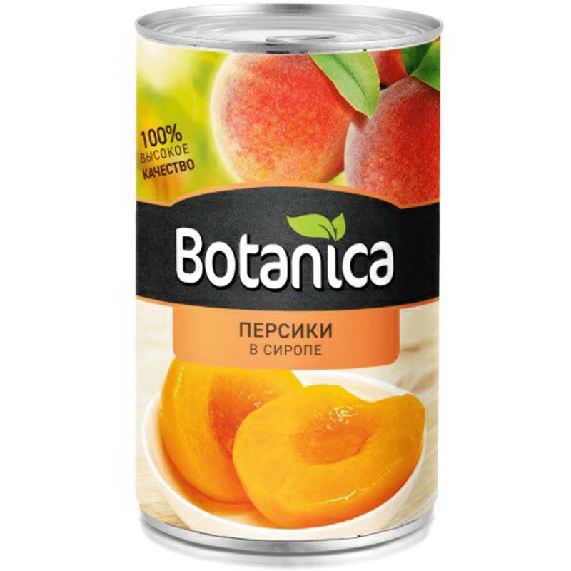 

Персики Botanica половинки в сиропе, 820 г