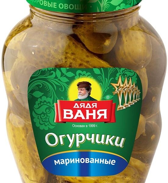 Огурчики маринованные Дядя Ваня 1800г