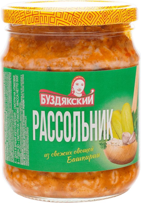 

Суп Буздякский рассольник 500 г