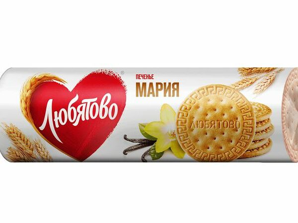 Печенье Любятово Мария традиционное затяжное, 156г