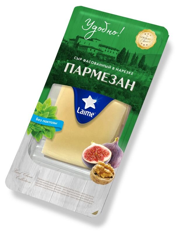 

Сыр твердый Laime Пармезан 40% 125 г