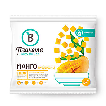 Манго Планета Витаминов 300 г(Продукт замороженный)