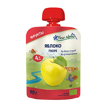 Пюре Fleur Alpine яблоко с 4 месяцев
