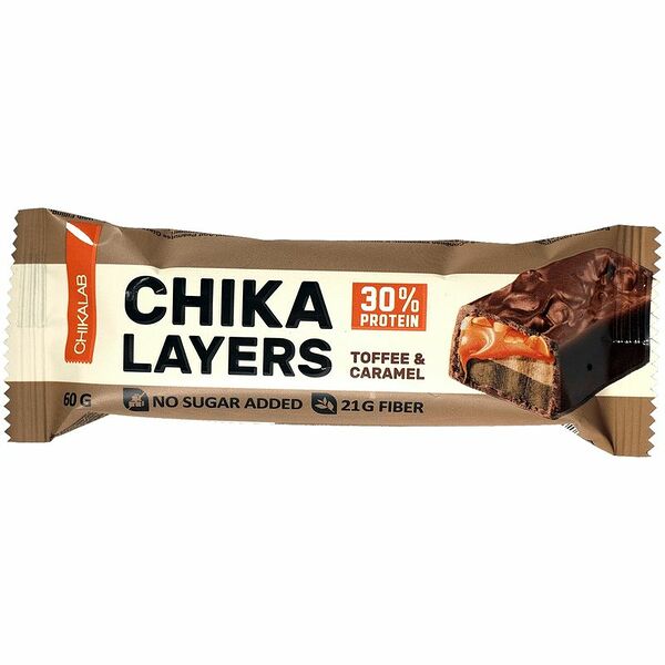 Батончик Chikalab соленая карамель иарахис глазированный, 60г