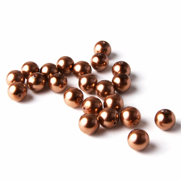 131-10-011 Хрустальный жемчуг Bronze 8мм. 24 шт. Preciosa