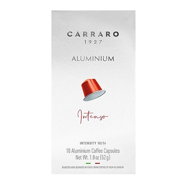 Кофе молотый в алюминиевых капсулах Carraro Intenso 55г, Италия