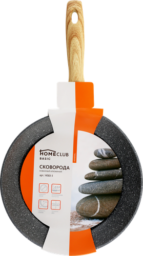 

Сковорода HOMECLUB Mineral 28см, кованый алюминий Арт. 14583-3