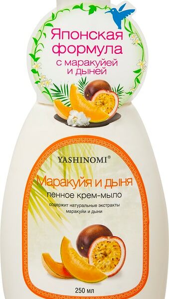 Крем-мыло Yashinomi пенное Маракуйя и дыня 250мл