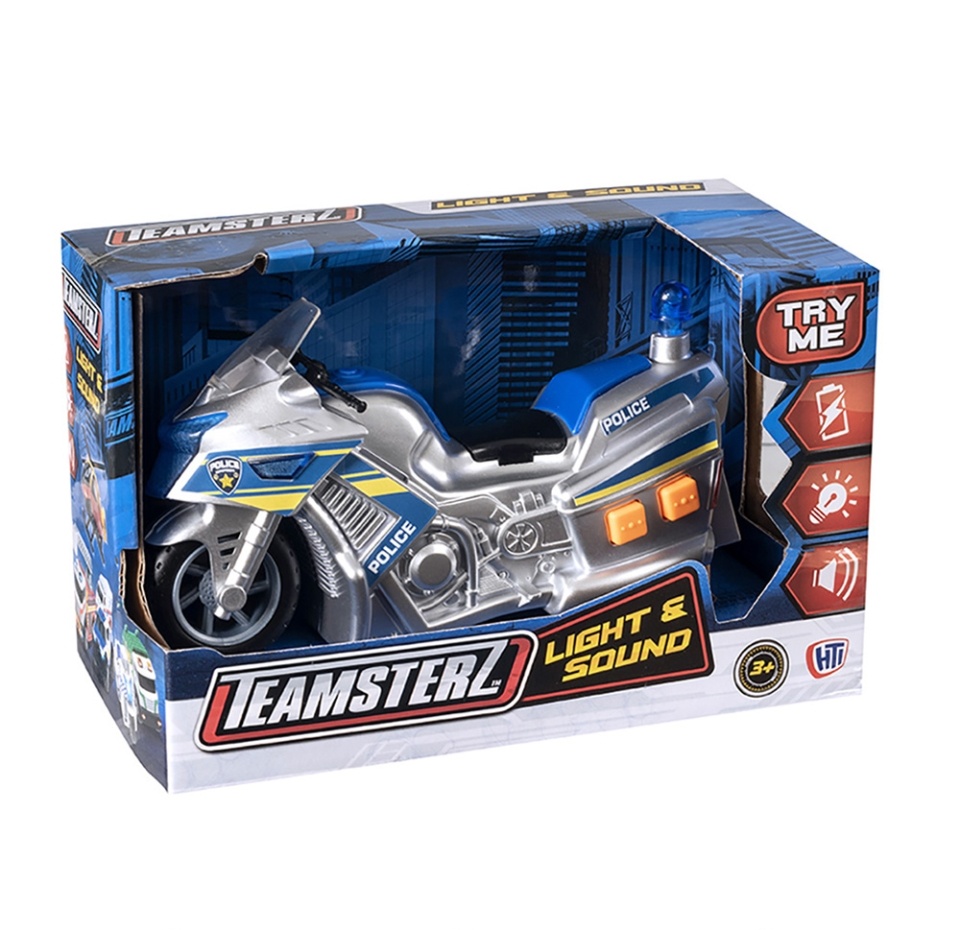 

Игрушка Teamsterz Полицейский мотоцикл (свет, звук), Китай