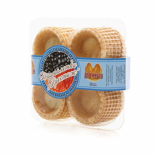 Тарталетки для икры ТМ Престиж, 28 шт