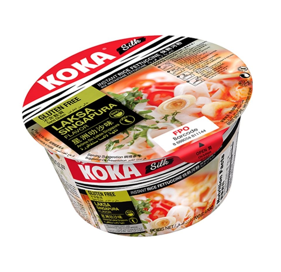 

Лапша быстрого приготовления Кока рисовая со вкусом сингапурской лаксы (без глютена) 70 г, Сингапур