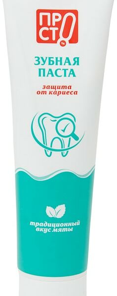 Зубная паста ПРОСТО защита от кариеса 100мл