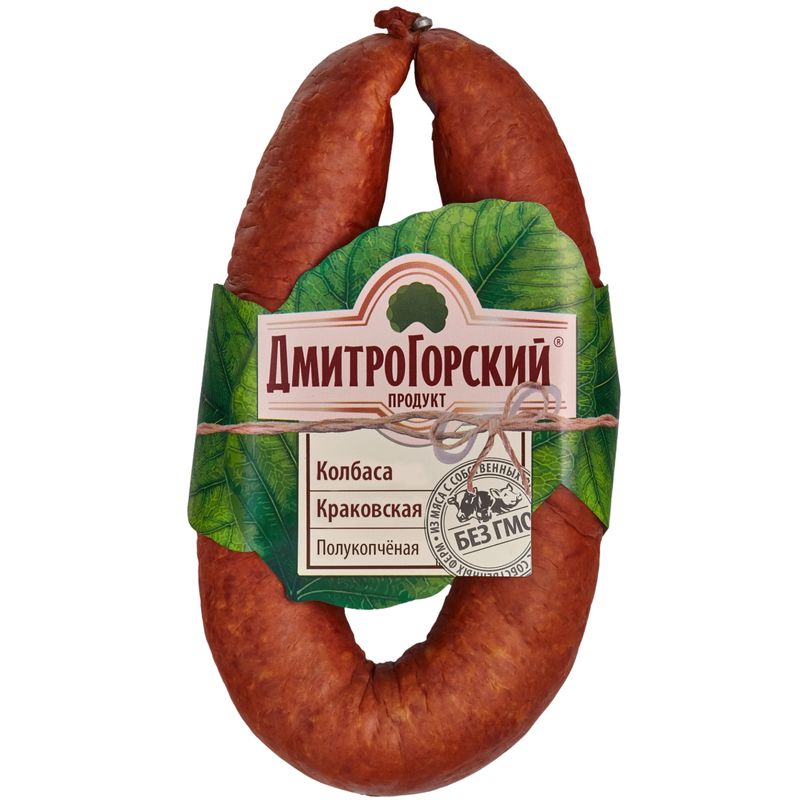

Колбаса полукопчёная Краковская ДмитроГорский продукт 400 г