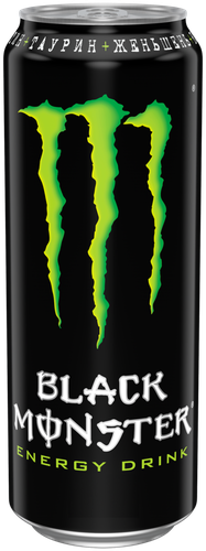 

Напиток энергетический BLACK MONSTER Green газированный, 0.449л