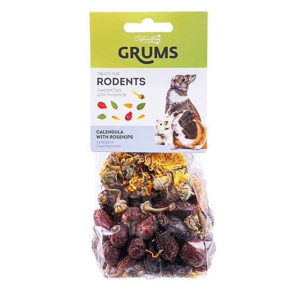 Лакомство для грызунов Календула с шиповником, 100 гр.