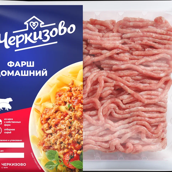 Фарш из свинины и говядины домашний охлажденный ТМ Черкизово