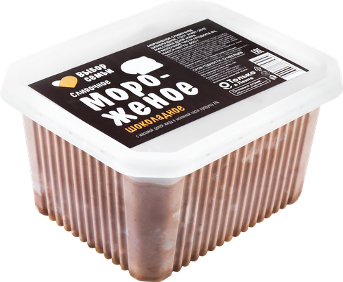 

Мороженое Выбор семьи Сливочное шоколадное 8% 800 г