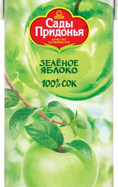 Сок Сады Придонья Зеленое яблоко 2л