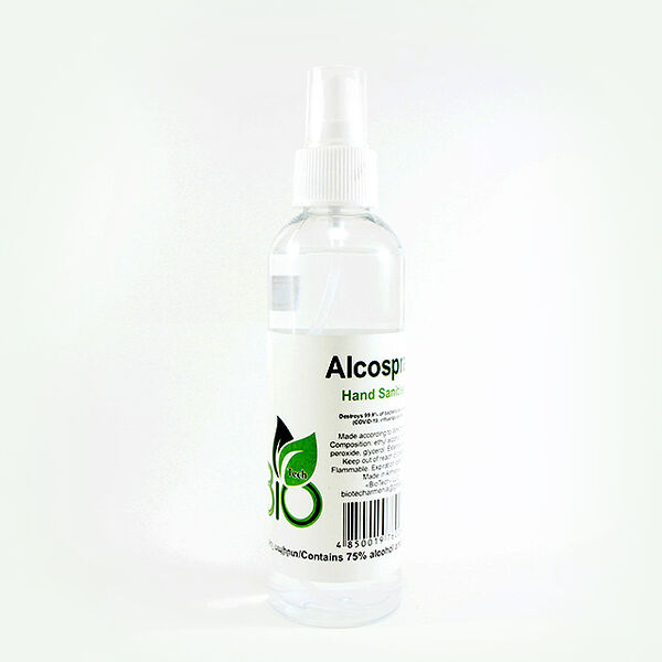 Алкоспрей био спрей 180мл дезинфицирующее средство для рук