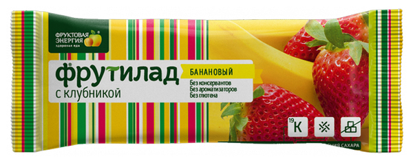 Фрутилад с бананом и клубникой 