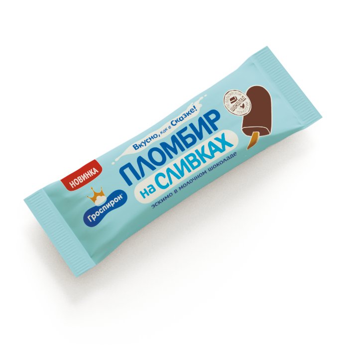 

Мороженое Пломбир на Сливках эскимо в шоколаде 80 г