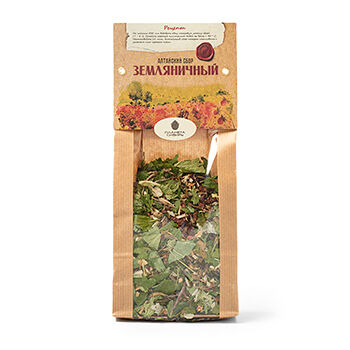 Чай травяной Планета Сибирь Алтайский сбор Земляничный 100г, Россия