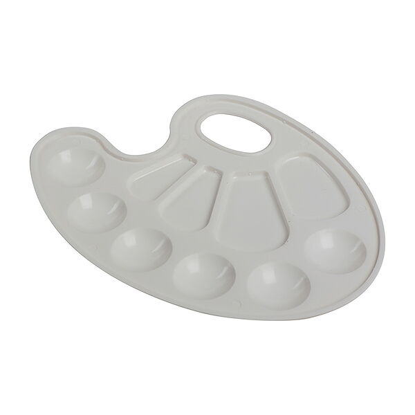 Палитра пласт. овал. 