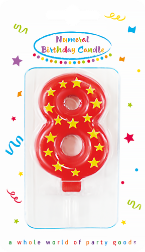 

Свеча для торта Procos Party Essentials 8