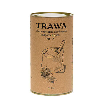 Мука Trawa из грецкого ореха обезжиренная 500г