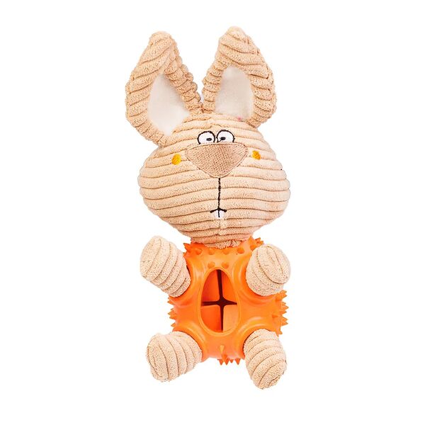 Игрушка для лакомств для собак Кролик, 20х7 см