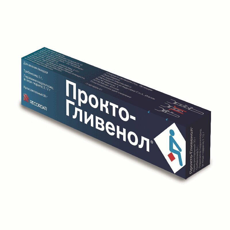 Купить Прокто-Гливенол 30 г крем по низкой цене с быстрой доставкой от .
