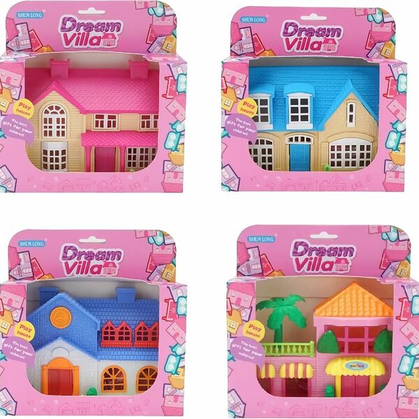 Набор игровой Dream Villa Дом с набором гарнитуры и наклейками в ассортименте 1шт.