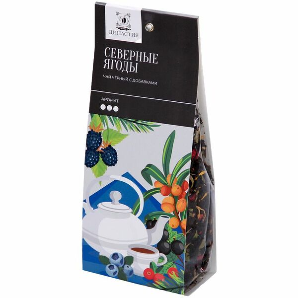 Чай Династия Северные Ягоды чёрный с добавками