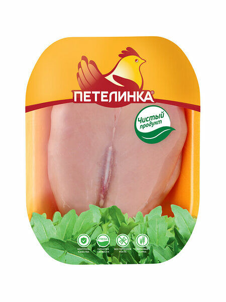 Грудка куриная Петелинка без кожи охлажденная вес