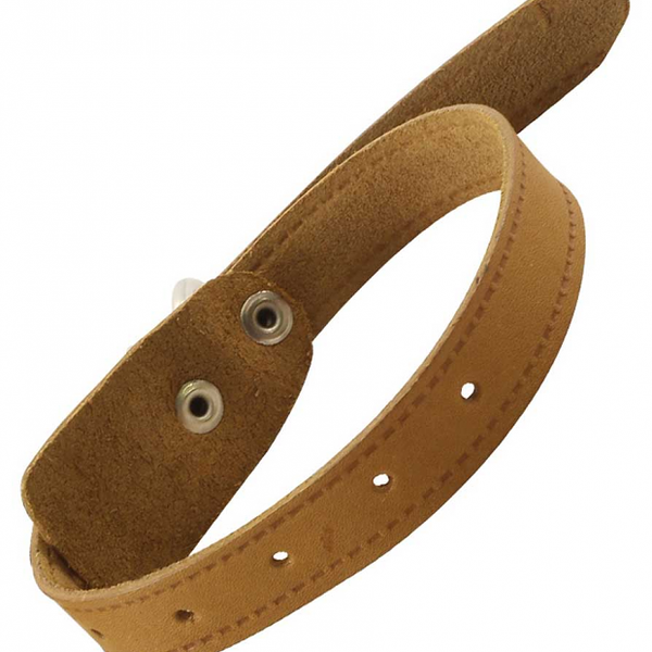 Ошейник кожаный безразмерный  2х45см Gamma