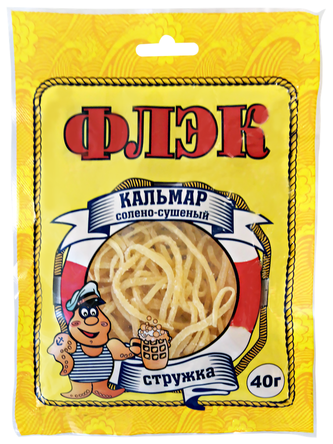 

Кальмар ФЛЭК соленый сушеный стружка
