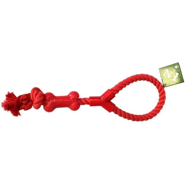 Игрушка N1 Грейфер с петлей и узлами красный для собак 40 см