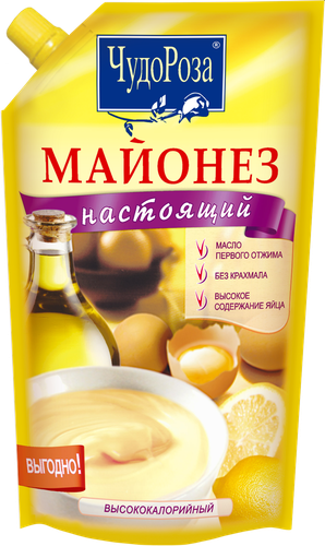 

Майонез ЧудоРоза 40% 420 мл