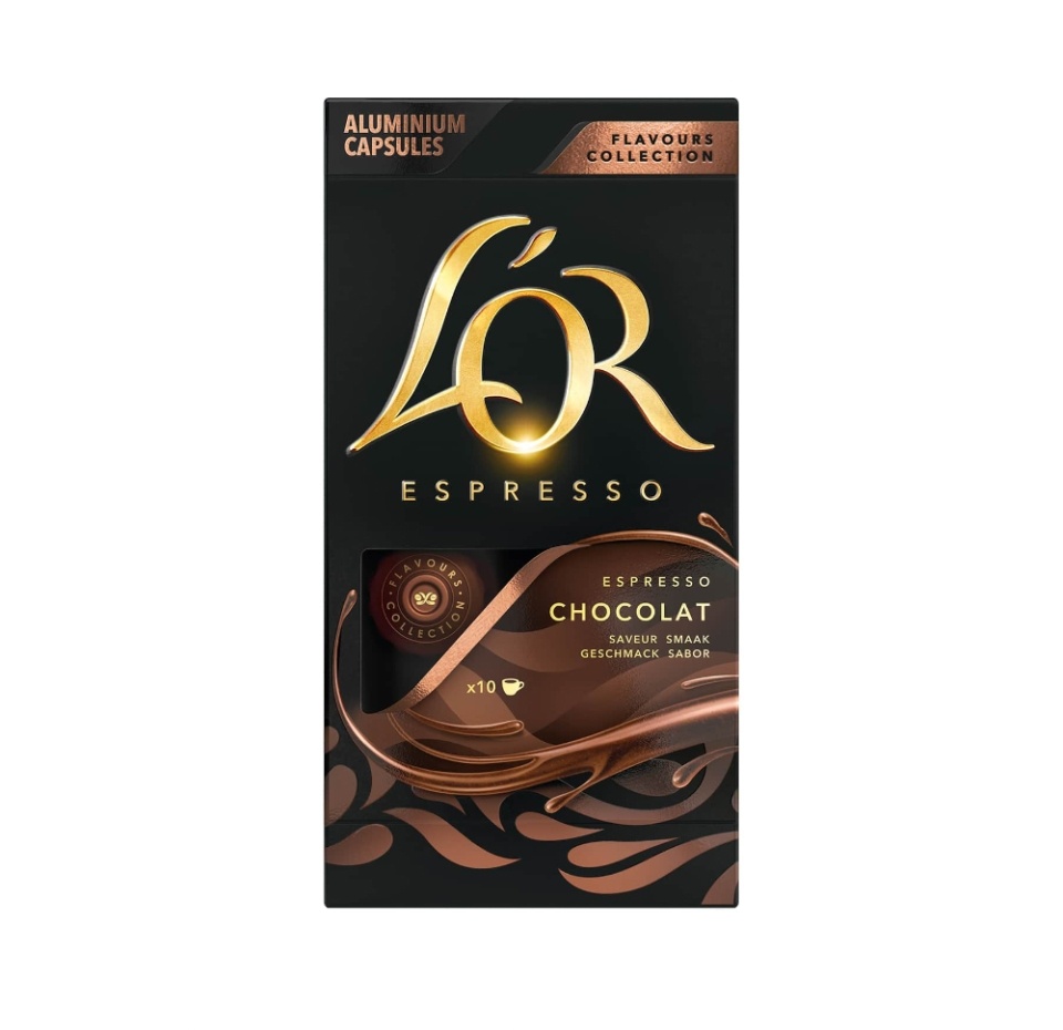 

Кофе L'Or Espresso Chocolate с ароматом шоколада в капсулах 10 шт 52 г