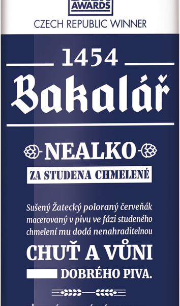 Пиво Бакалар Холодного охмеления безалкогольное светлое жестяная банка 500 мл