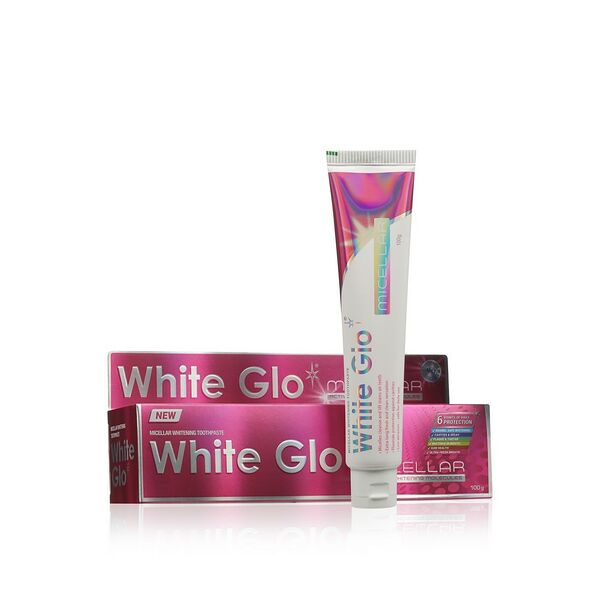 Зубная паста отбеливающая Мицеллярная White Glo Micellar 100 г