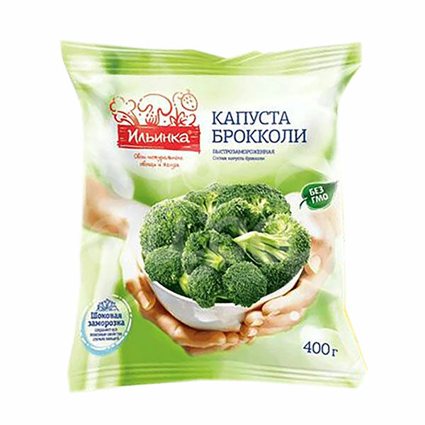 Капуста Брокколи Ильинка 400гр зам пакет