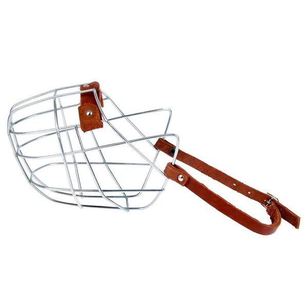 Намордник для собак Зооник  металлический №6 (дог, сенбернар)