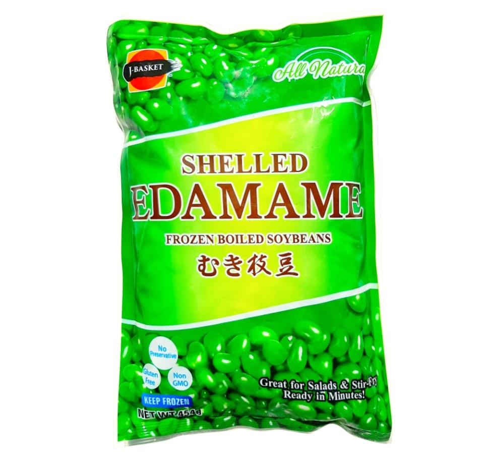 

Зелёные соевые бобы эдамаме варёные, замороженные, Yuyao Gumancang Food