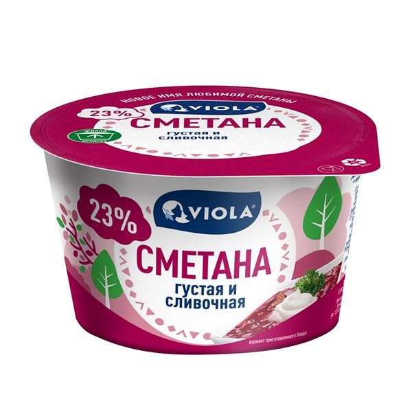 Сметана Viola 23% 160г