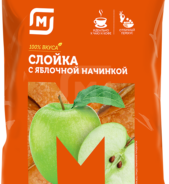 Магнит Слойка с яблочной начинкой п/уп Фацер