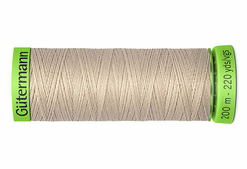 744581 Нить Extra Fine 150 для особо деликатных тканей, 200м, 100% п/э Gutermann(722 светло-бежевый)