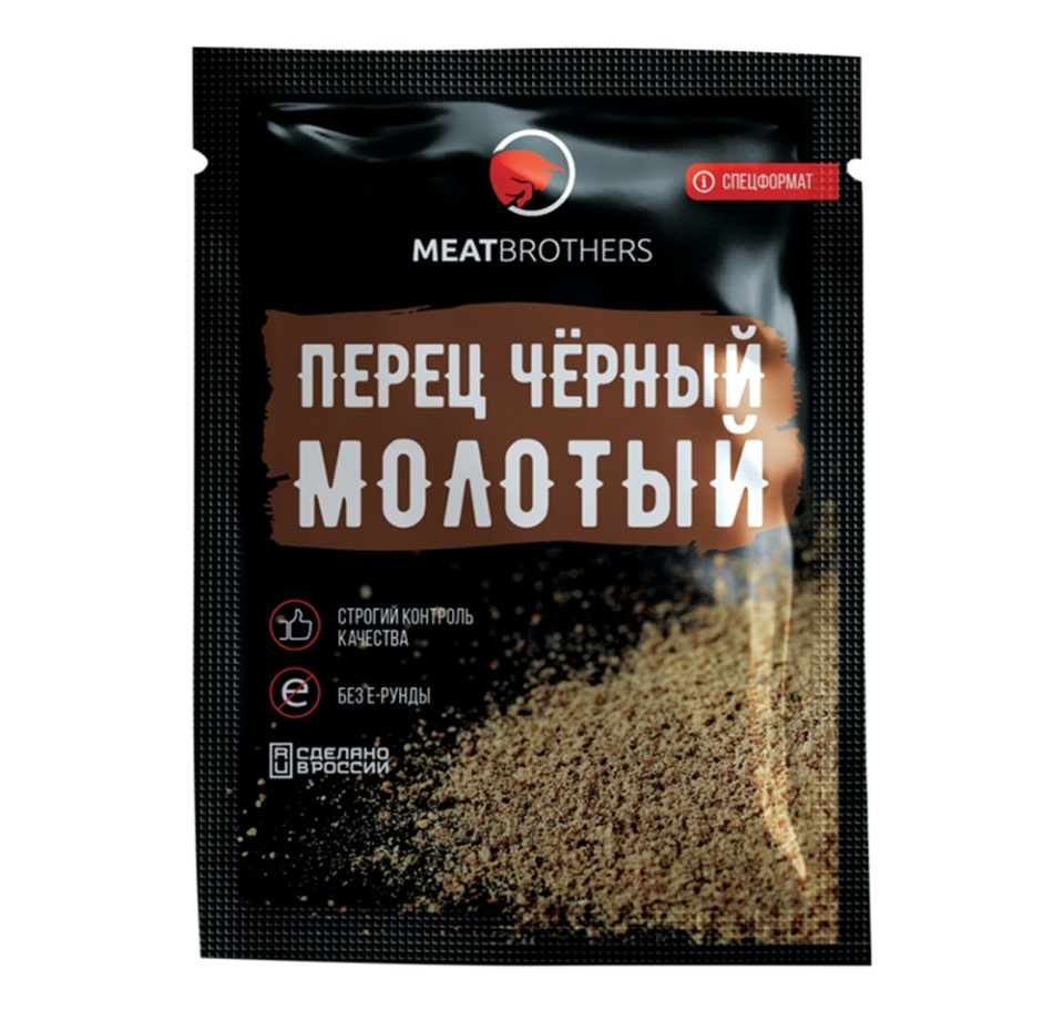 

Приправа Meatbrothers перец черный молотый 20 г, Россия