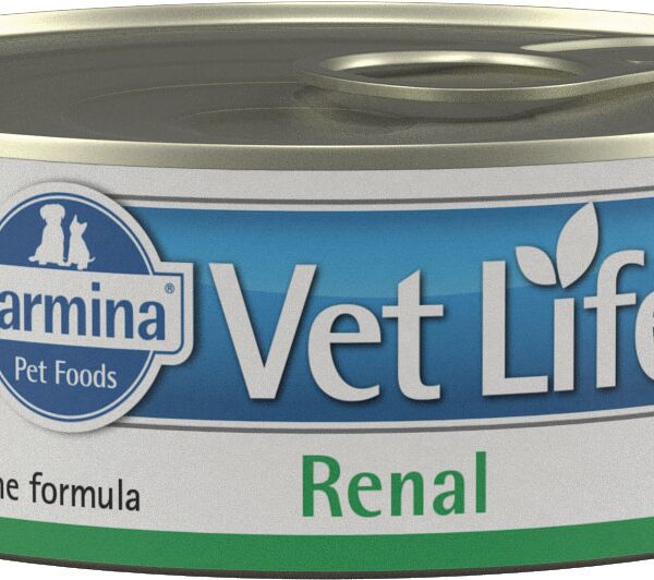 Корм влажный для кошек FARMINA Vet Life Renal при почечной недостаточности паштет