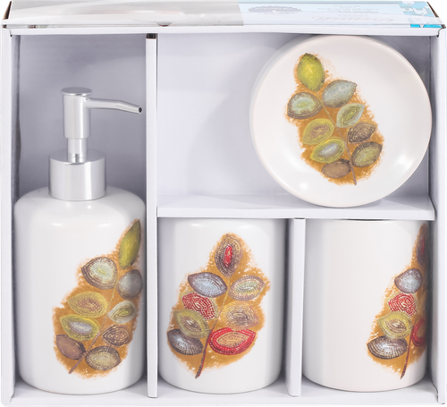 

Набор аксессуаров для ванной Leaves, 4 предмета